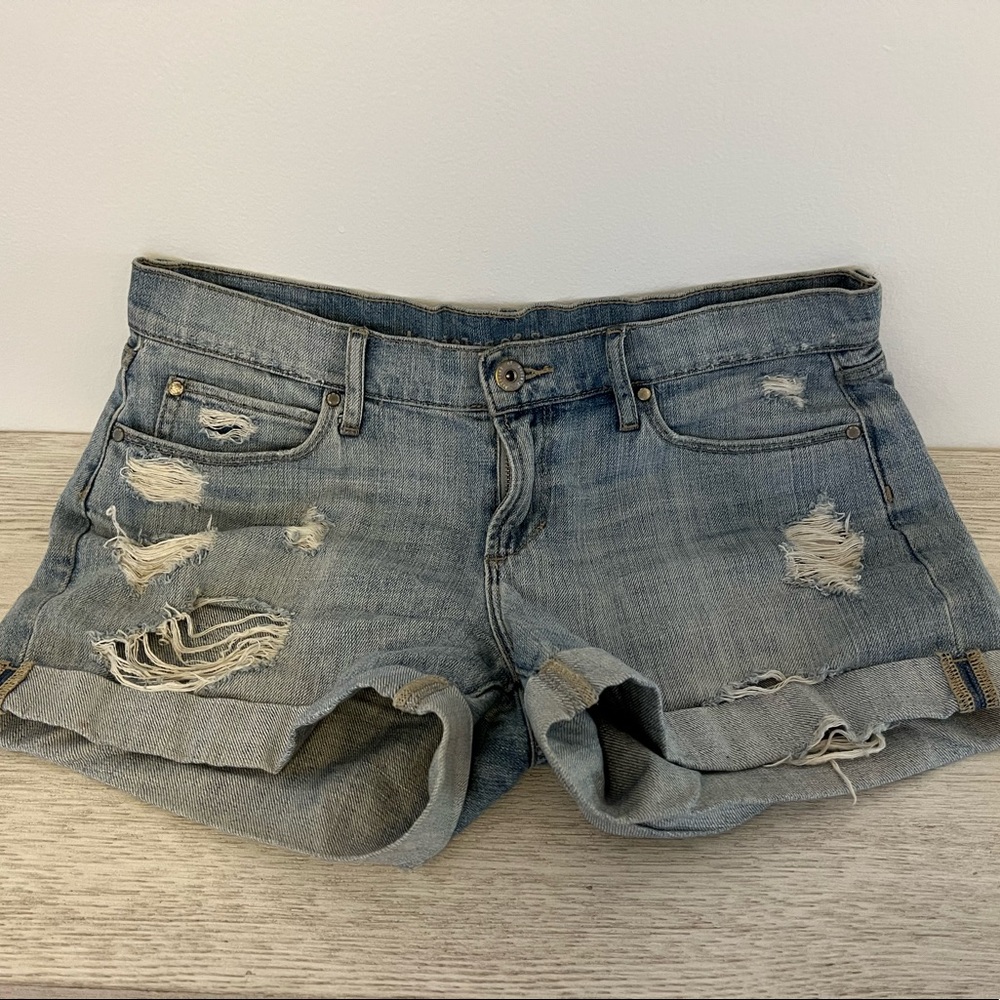 Articles of Society Distressed Denim Shorts